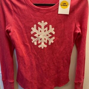 Life is Good thermal shirt